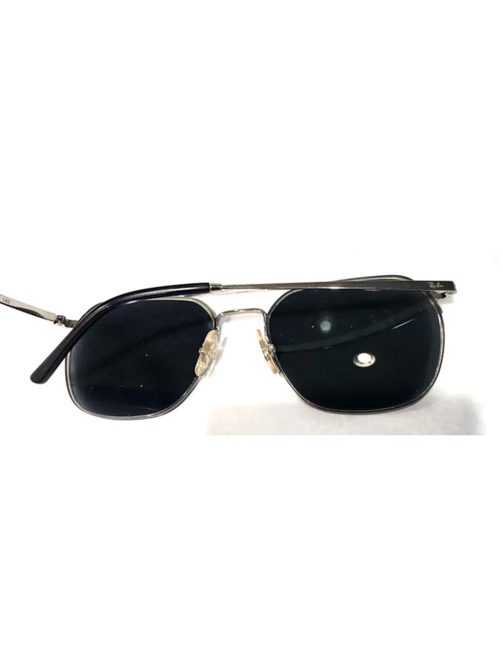 Ray Ban RB6444 2501 Silver Metal Square Eyeglasses 53-18 140 No Lenses